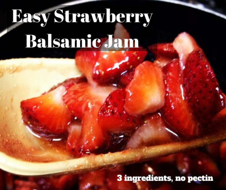 Balsamic Strawberry Jam (No Pectin)