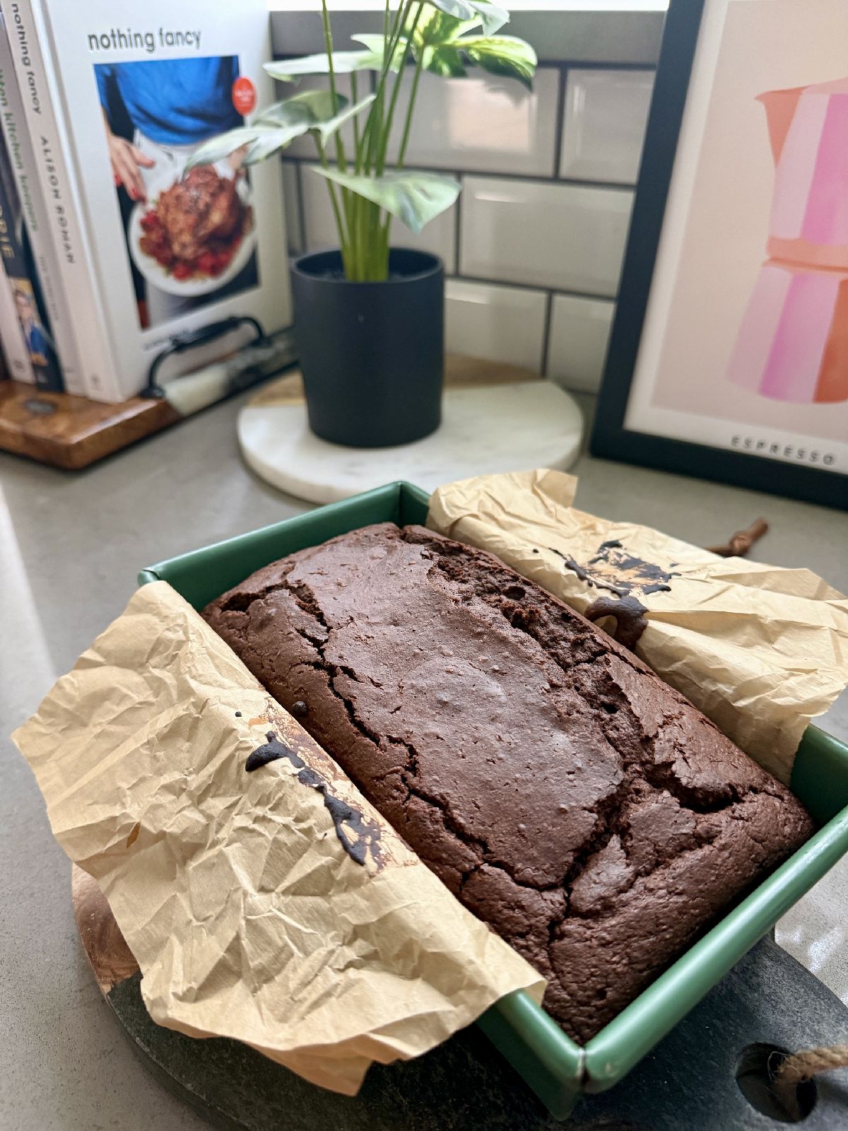 This double chocolate zucchini bread is easy, delicious, and surprisingly healthy.  It's the perfect way to use up all that late summer zucchini, and makes a healthy dessert or afternoon treat.  