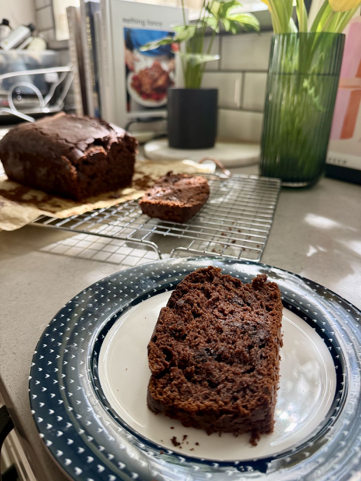 Healthy(ish) Double Chocolate Zucchini Bread