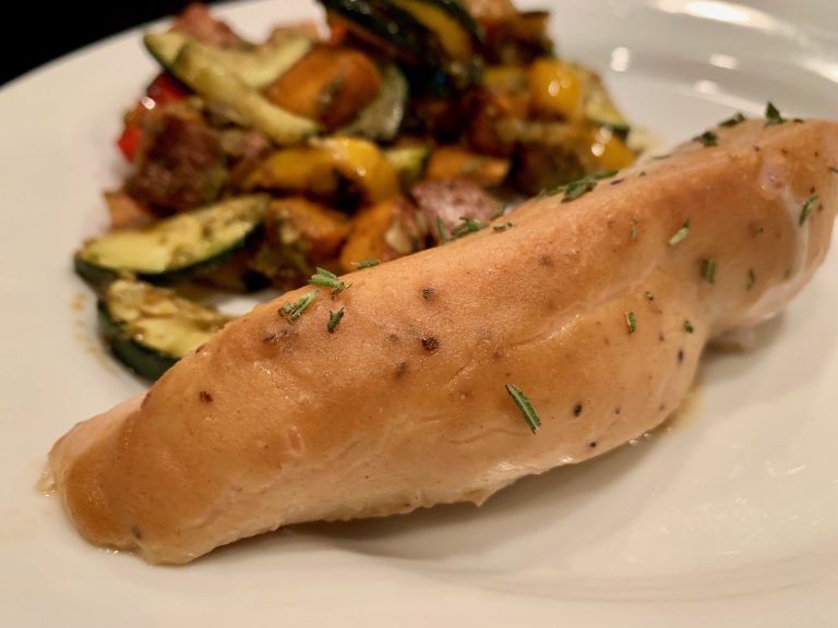 The Pinterest hit known as “Man Pleasing” Chicken (a.k.a. Maple Dijon Chicken)