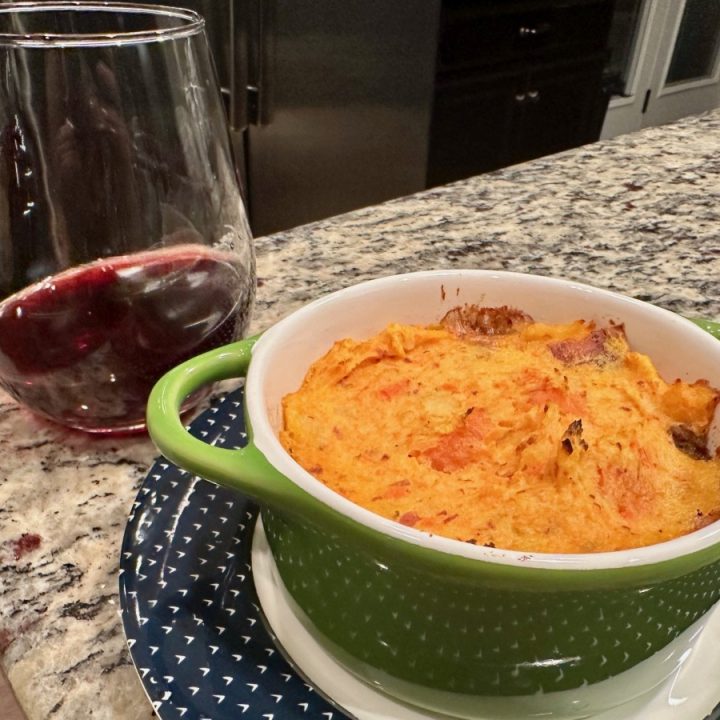 Twist on Shepherd's Pie, with Carrot, Parsnip, & Goat Cheese Mash