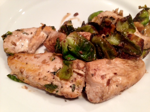 Balsamic Chicken & Brussels Sprouts