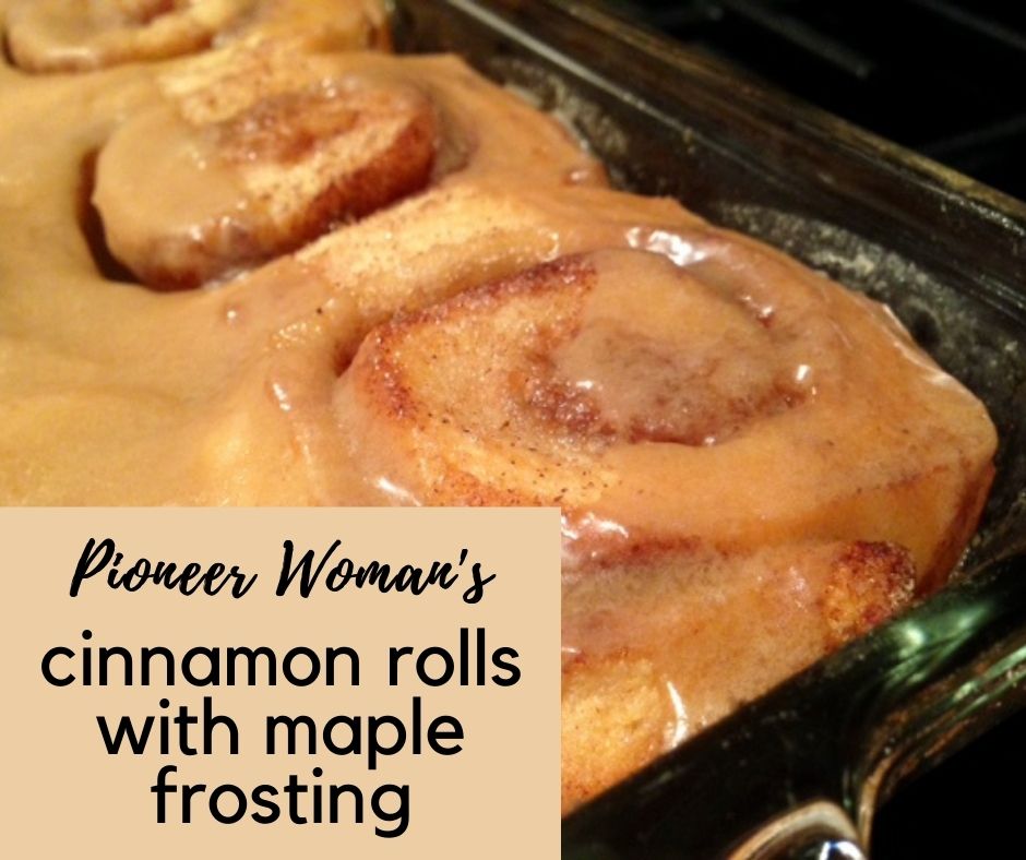 Pioneer Woman's Cinnamon Rolls with Maple Frosting | These incredibly indulgent cinnamon rolls are the best I've had, & are not difficult to make. I provide step-by-step instructions and photos so you can make the best cinnamon rolls ever. #cinnamonrolls #pioneerwoman #maple #brunch #breakfast