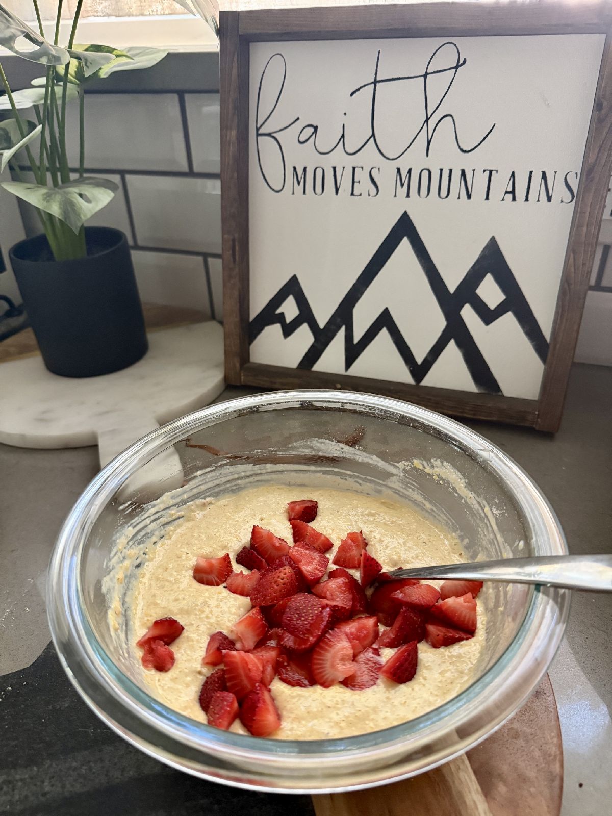 These strawberry cornmeal pancakes are the perfect summer brunch recipe...fresh summer strawberries in a golden crispy cornmeal pancake, drenched in maple syrup. 