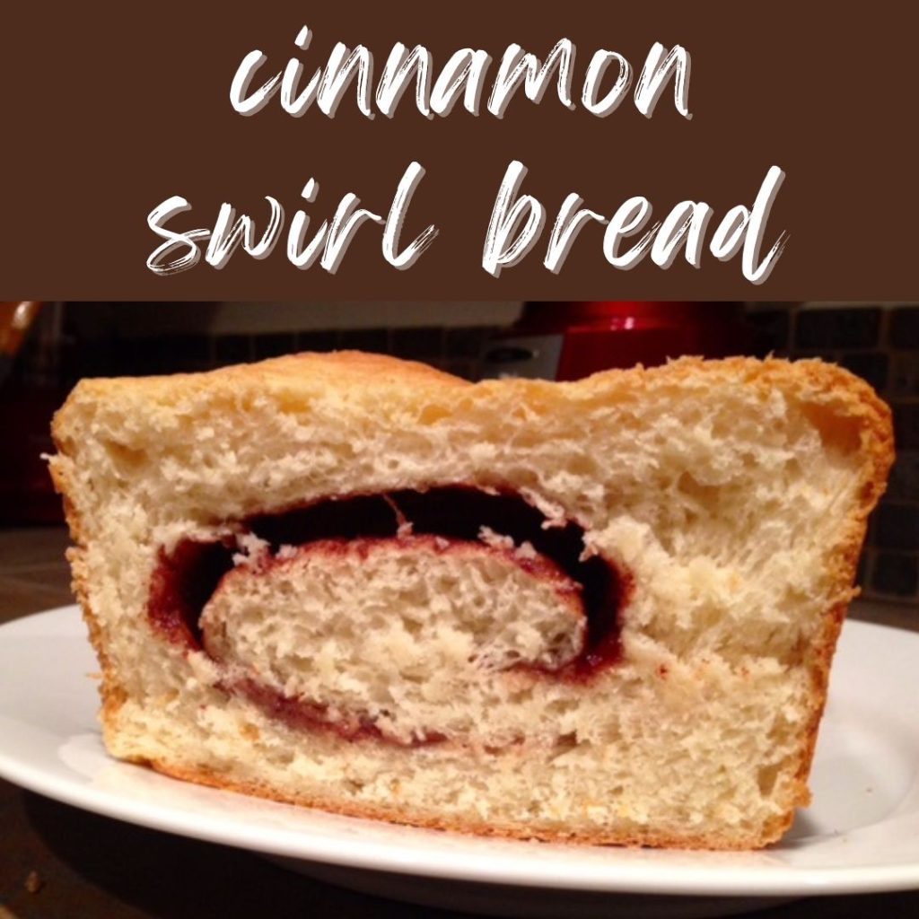 cinnamon swirl bread Pinterest pin