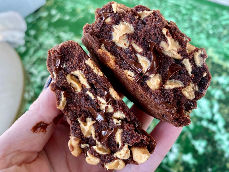 Double Chocolate Peanut Butter Chip Cookies (Levain Bakery Copycat)
