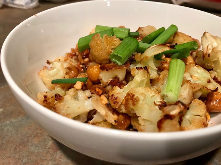 Korean BBQ Cauliflower & Chickpeas (vegan, gluten-free)