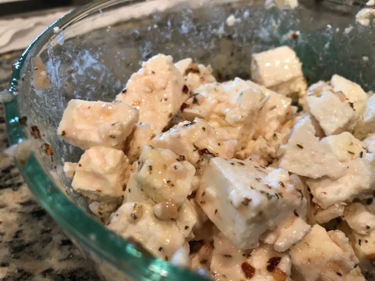 Absolutely Addictive Marinated Feta Cheese