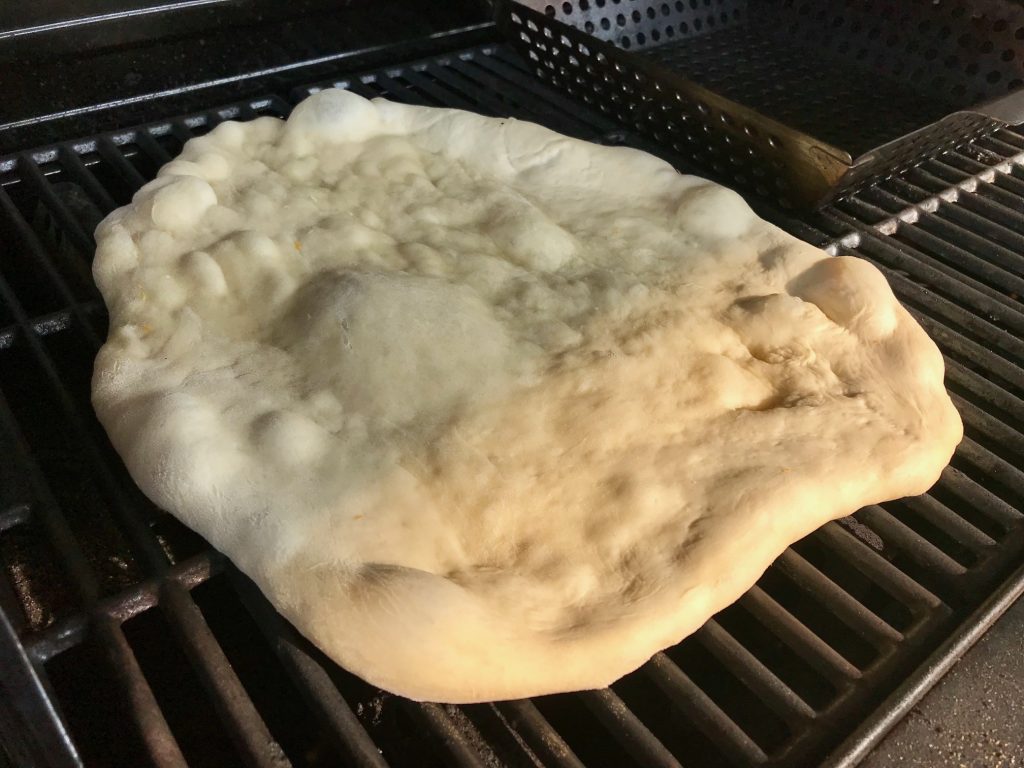 You can grill this pizza dough multiple ways, all of them super easy