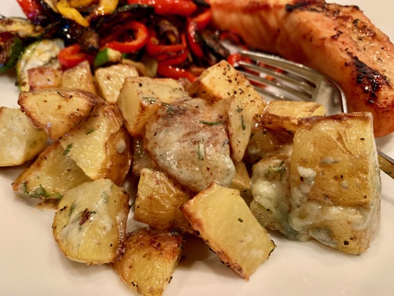 Grilled Gorgonzola Potatoes