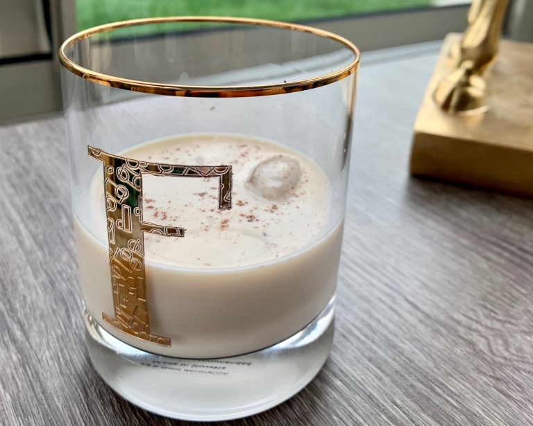 “If Egg Nog Was Good” Bourbon Milk Punch Cocktail