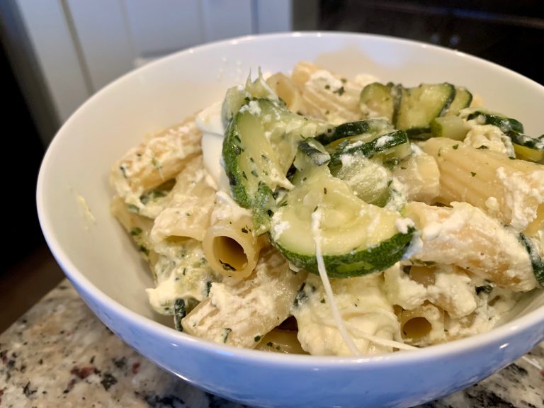 Melty Cheesy Zucchini Baked Pasta 