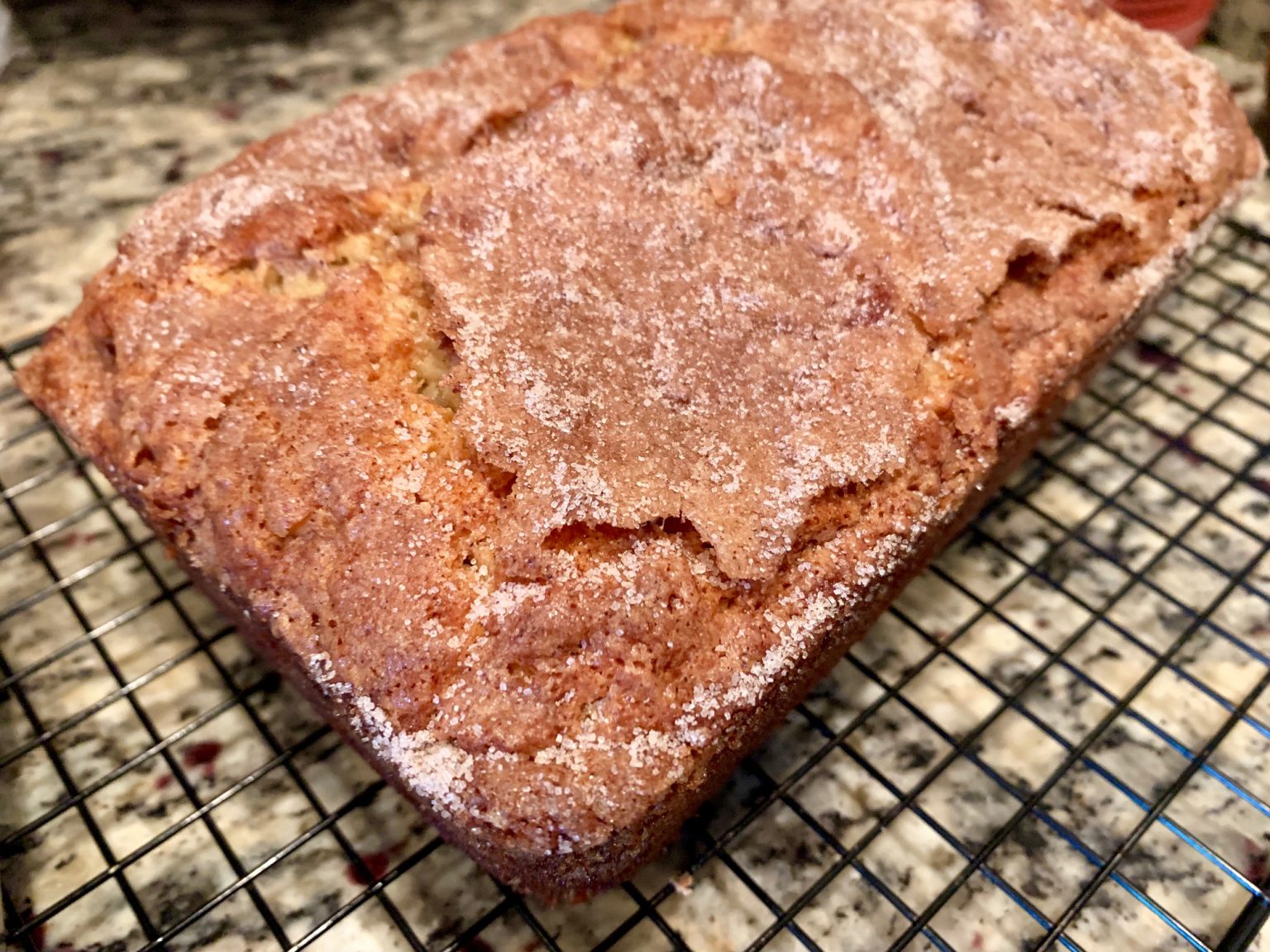 Snickerdoodle Banana Bread finding time for cooking