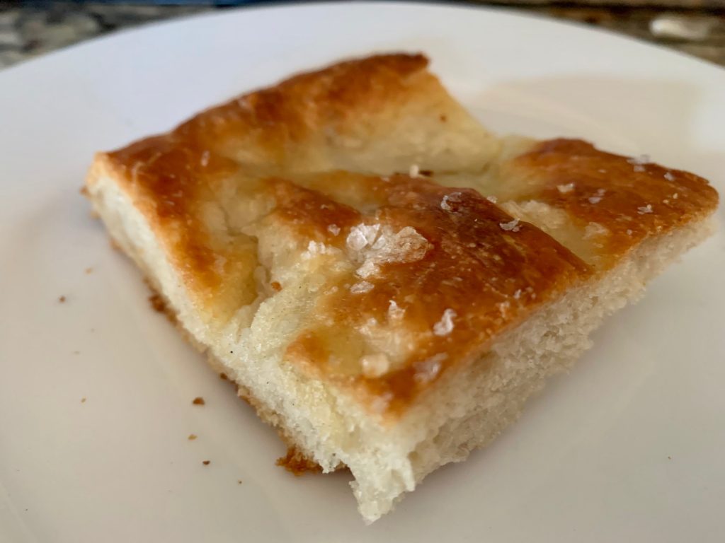 How to Make Ligurian Focaccia | Ever since watching Samin Nosrat make it on Netflix, I've been obsessed with making this salty, golden, crunchy amazing focaccia bread. It's not difficult, just requires lots of rising time, and makes the best bread ever! 