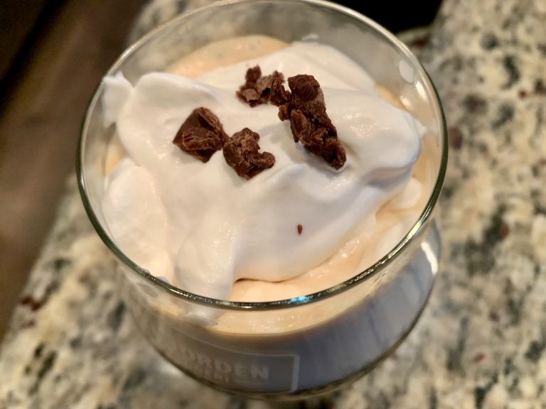 Black Raspberry Irish Coffee Cocktail