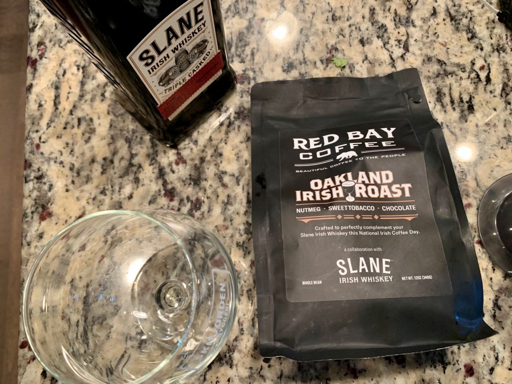 How to make a black raspberry Irish coffee...super easy cocktail