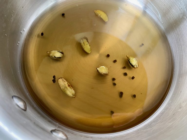 Easy Cardamom Simple Syrup