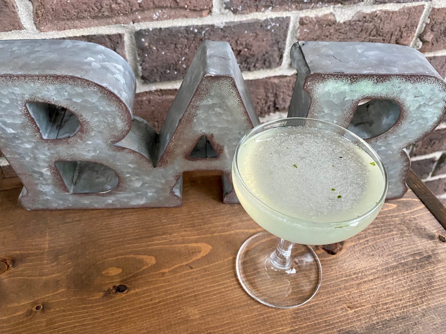 Verdant Lady (Gin & Green Chartreuse Cocktail) finding time for cooking