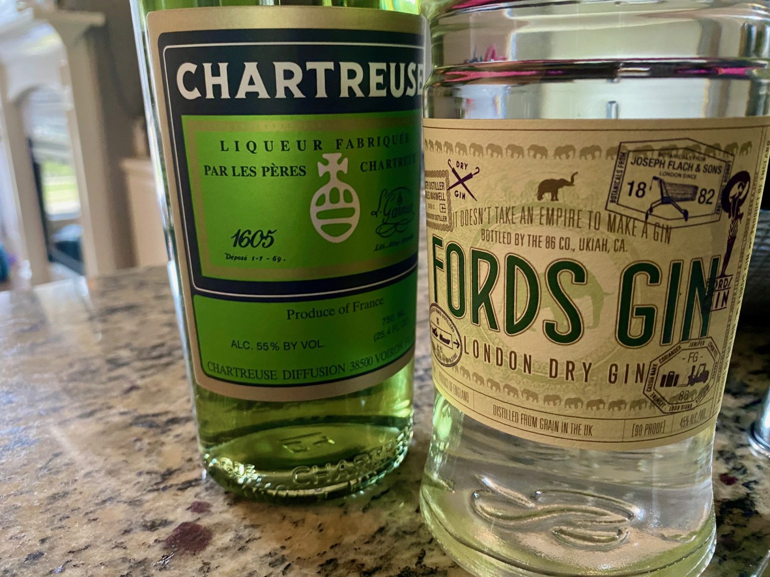 Verdant Lady (Gin & Green Chartreuse Cocktail) finding time for cooking