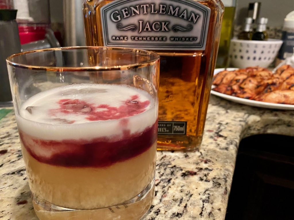 Valentine Whiskey Sour: Nobody Puts Baby in a Corner - Cocktail