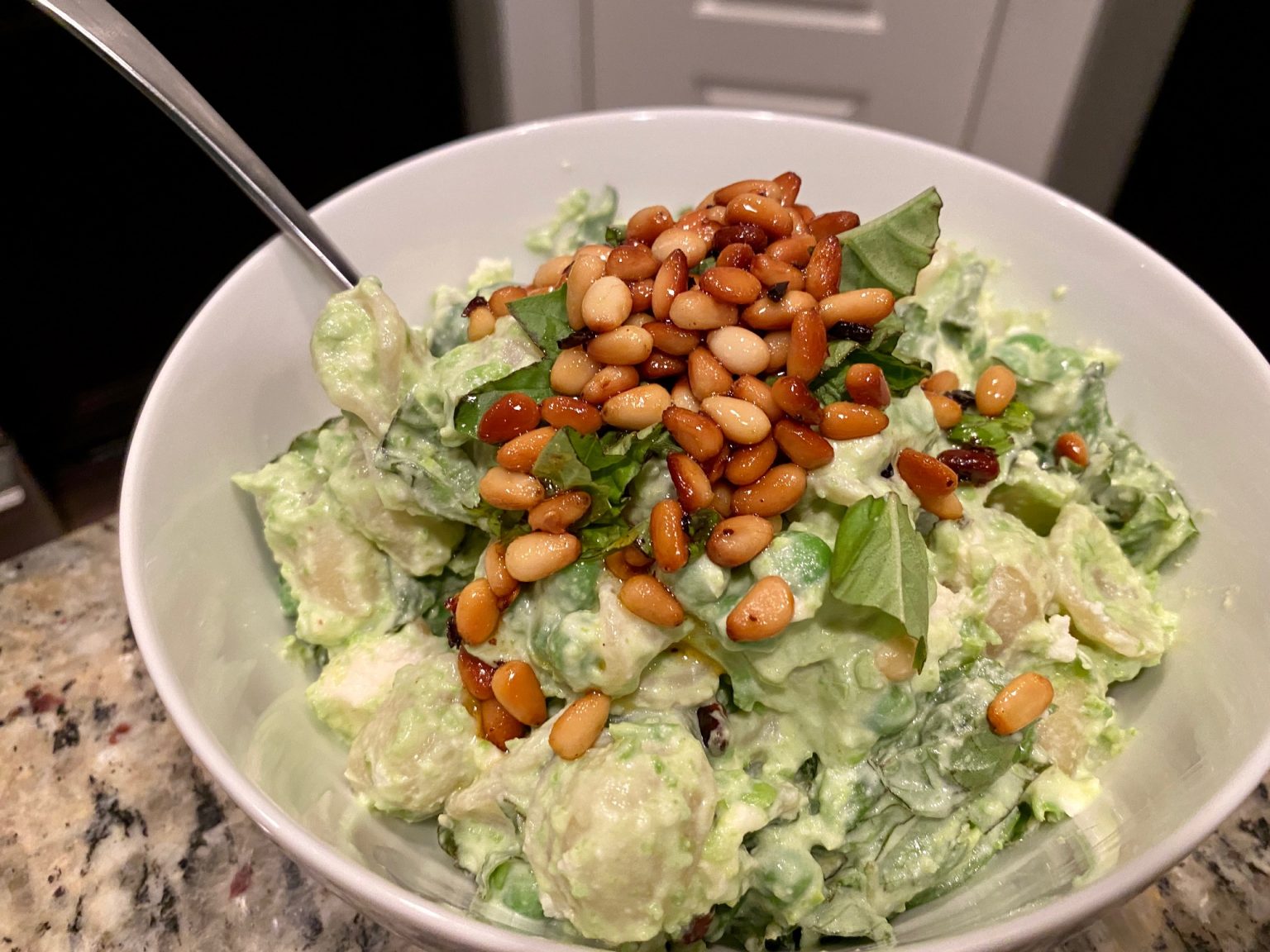 Ottolenghi's Yogurt & Pea Pasta with Feta & Basil