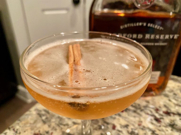 Spiced Pear Bourbon Cocktail