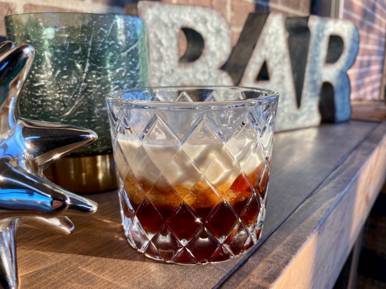 Orange Amaretto White Russian Cocktail