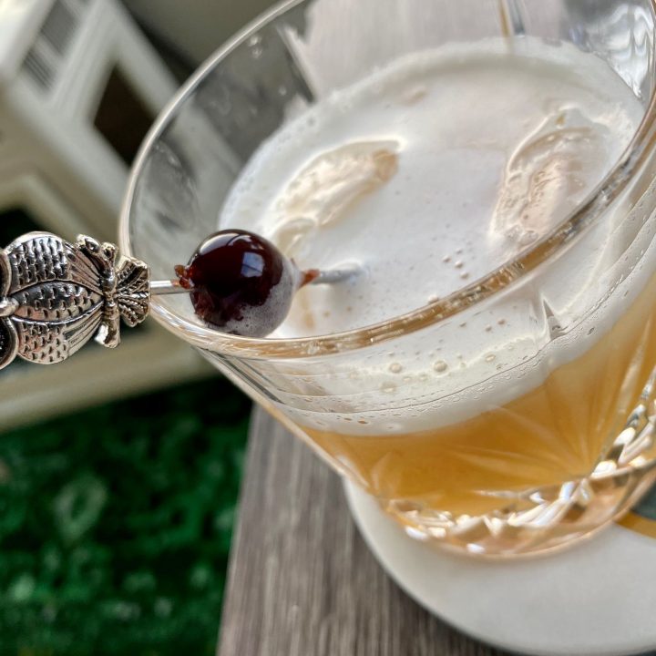 Amaretto Sour Cocktail (with Bourbon)