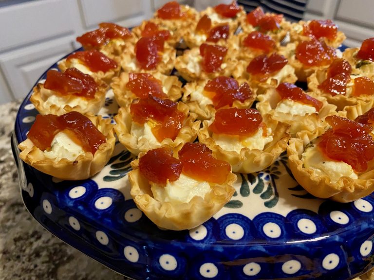Jam & Goat Cheese Phyllo Cups (Easy, Fancy Appetizer)