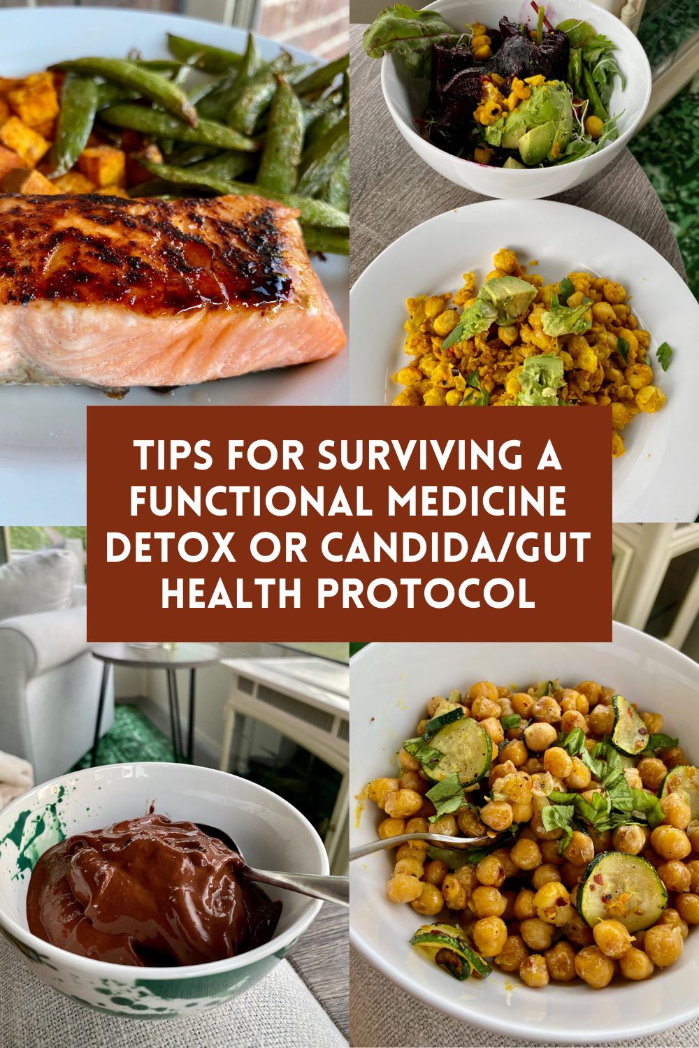 How to Stay Sane on a Functional Medicine Detox and/or Gut Health (Candida, SIBO, leaky gut, etc) Protocol | Doing a liver detox or or gut health protocol can be an important step...here are amazing tips for surviving & sticking to the plan. Best recipes for a CBO protocol, candida diet, or functional medicine detox, tips for self care, the kitchen gear I used, & more! Dr. Cabral Detox tips, #cabraldetox #candidadiet #guthealth