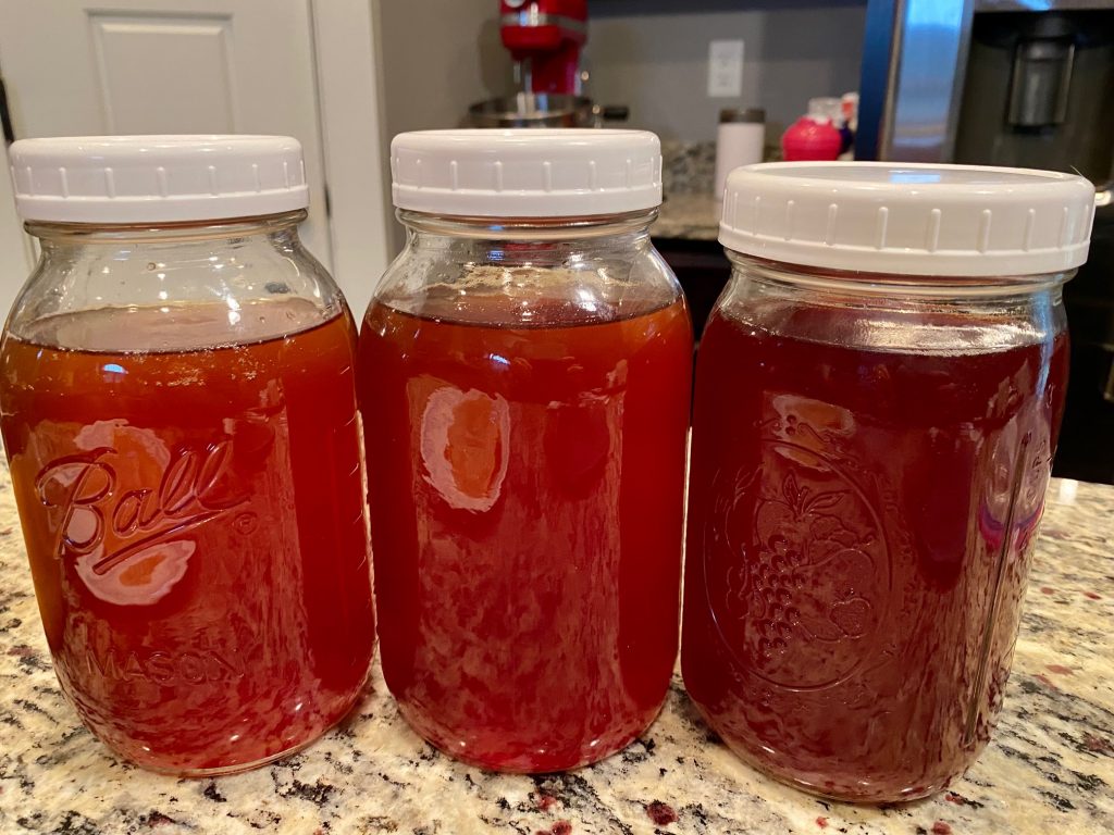 You can do an optional "second ferment" with your kombucha, adding fruit or 100% fruit juice for a few days for different flavors