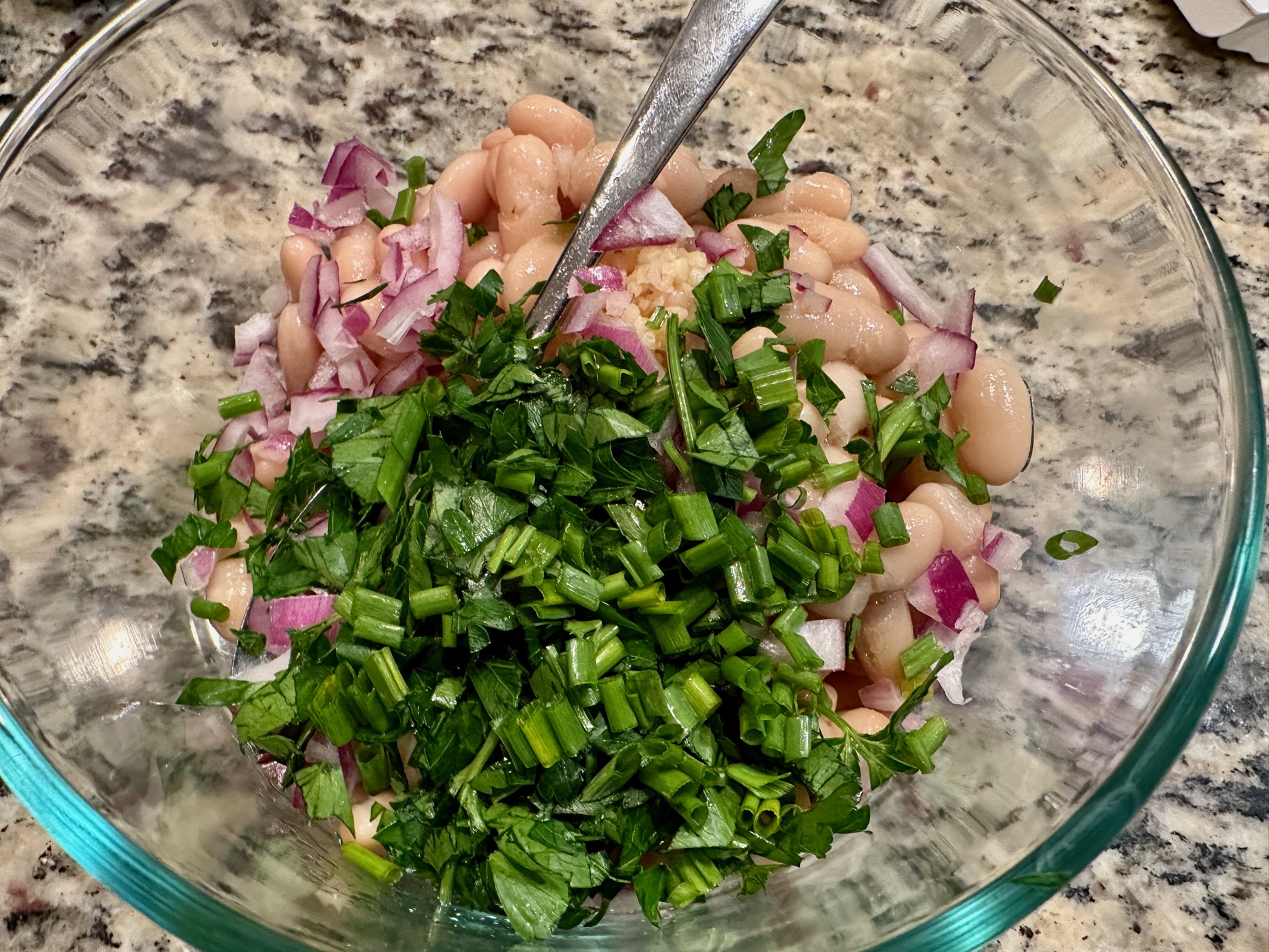 Easy Marinated White Beans finding time for cooking