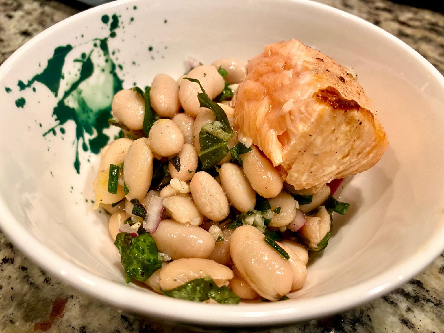 Easy Marinated White Beans finding time for cooking