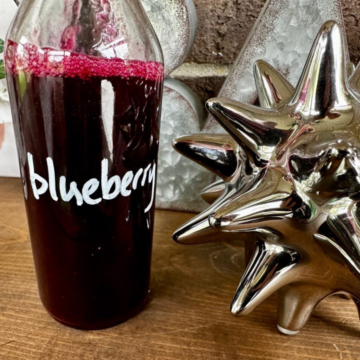 Easy Blueberry Simple Syrup