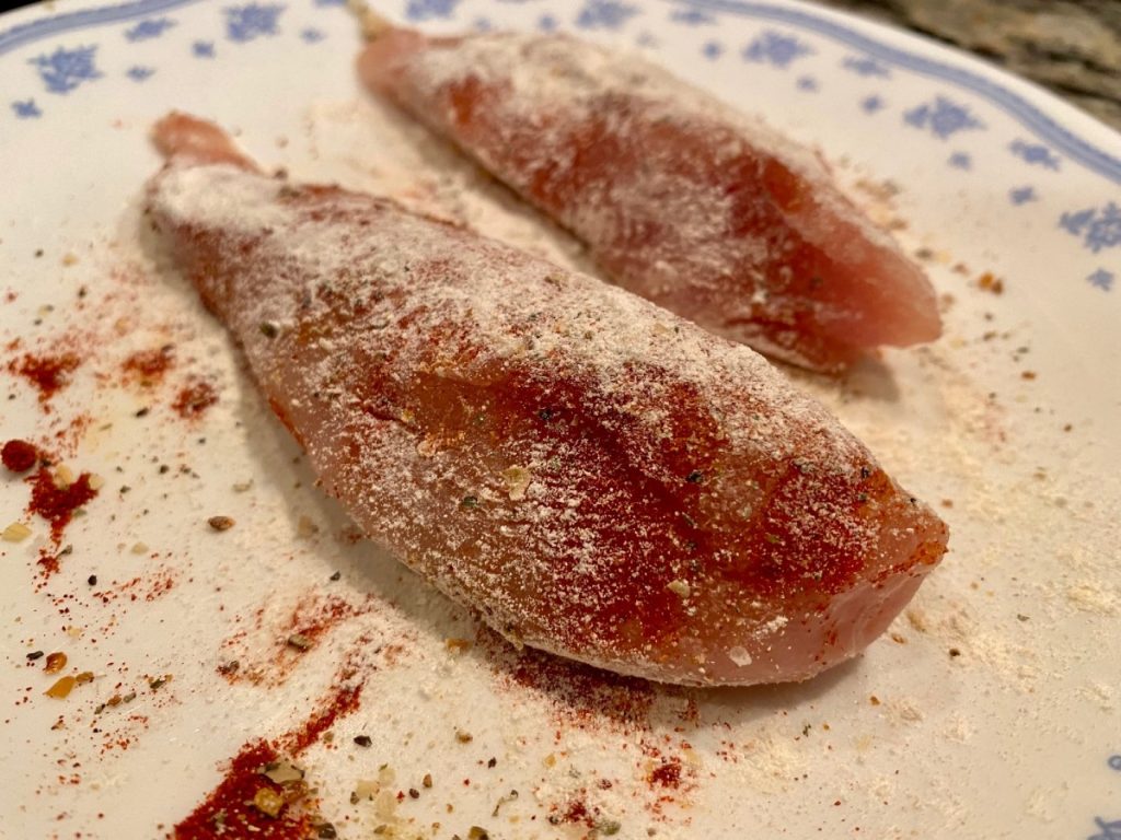 you can make super healthy chicken strips in the air fryer