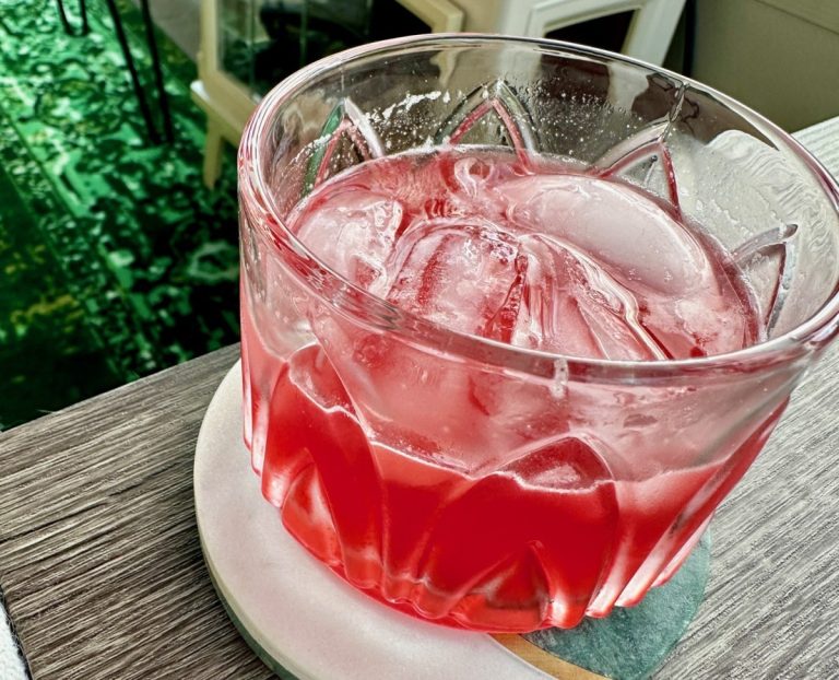 Cinnamon Cranberry Whiskey Sour (With or Without Egg White)