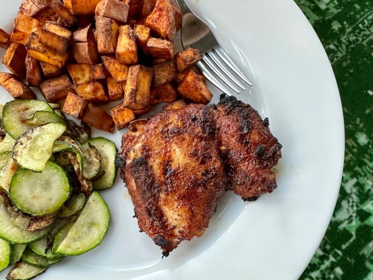 Spicy Honey-Glazed Chicken Thighs
