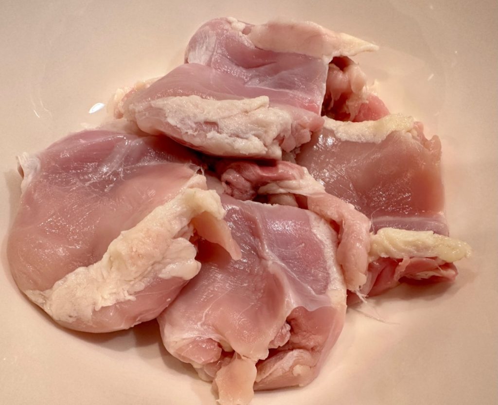 raw chicken thighs 