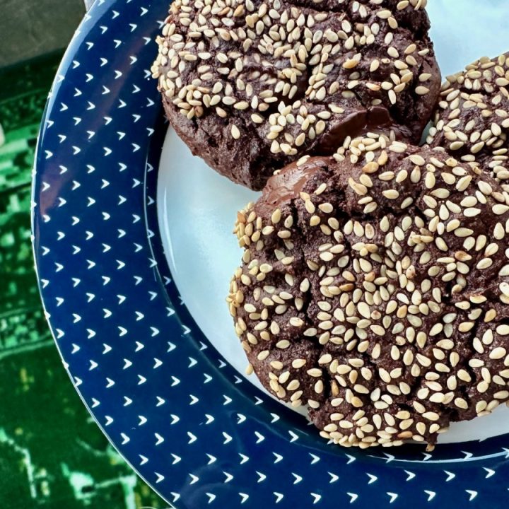 Dark Chocolate Tahini Cookies (GF, Vegan, Almond-Free)