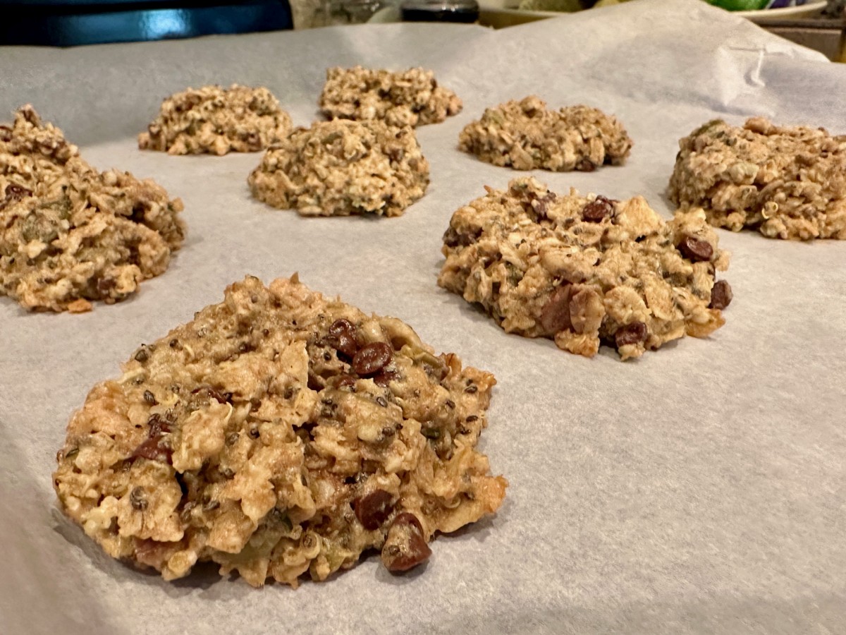 Healthy Seed & Quinoa Breakfast Cookies (GF, Vegan)