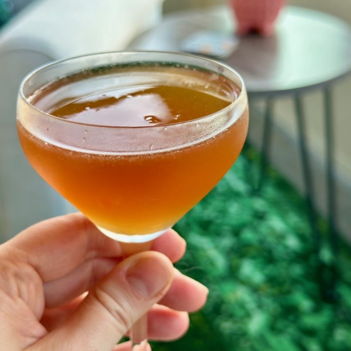 Spiced Banana Dacquiri Cocktail (Classic, Not Frozen)