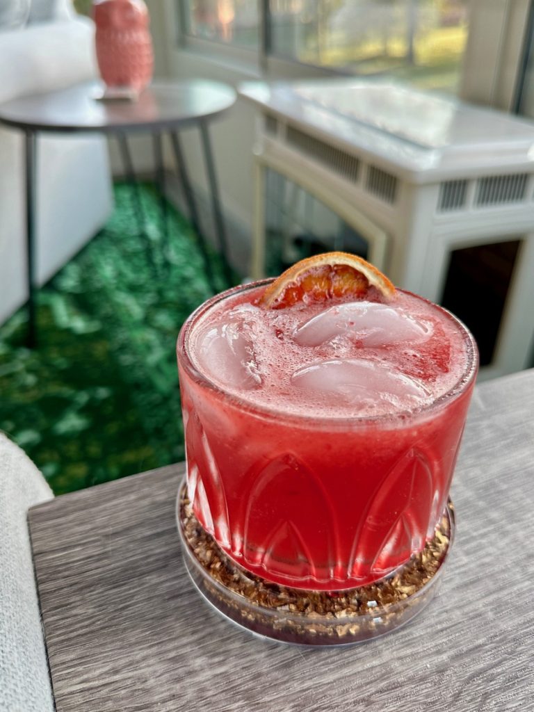 This blood orange amaretto whiskey sour is a whole other level...tart, sweet, citrusy, a little boozy, and with that almond hit from amaretto.