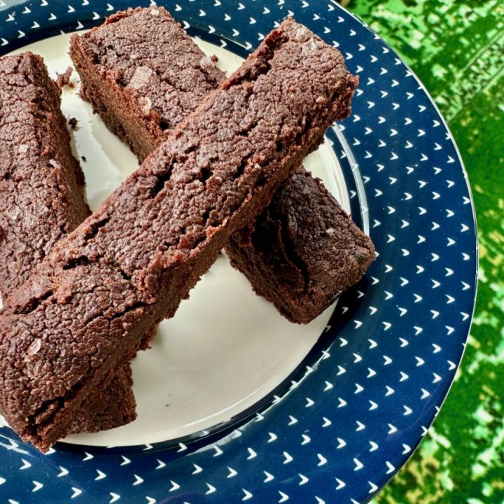 Salted Dark Chocolate Shortbread