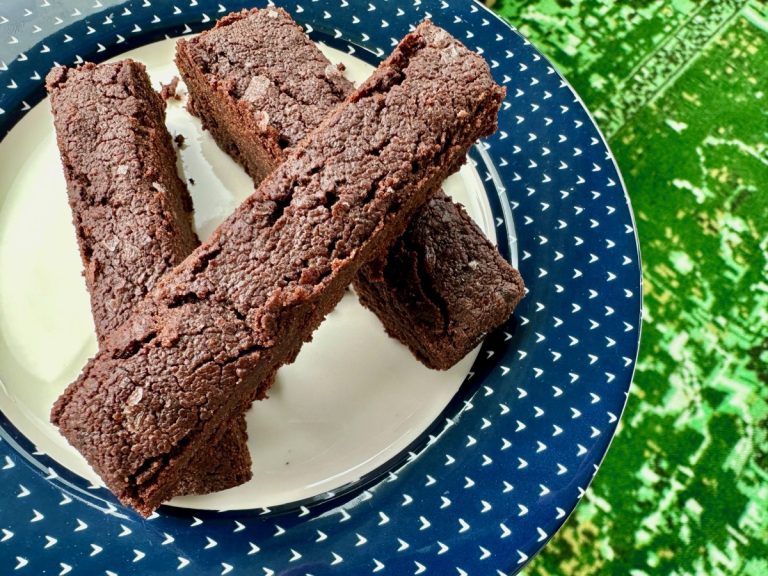 Salted Dark Chocolate Shortbread