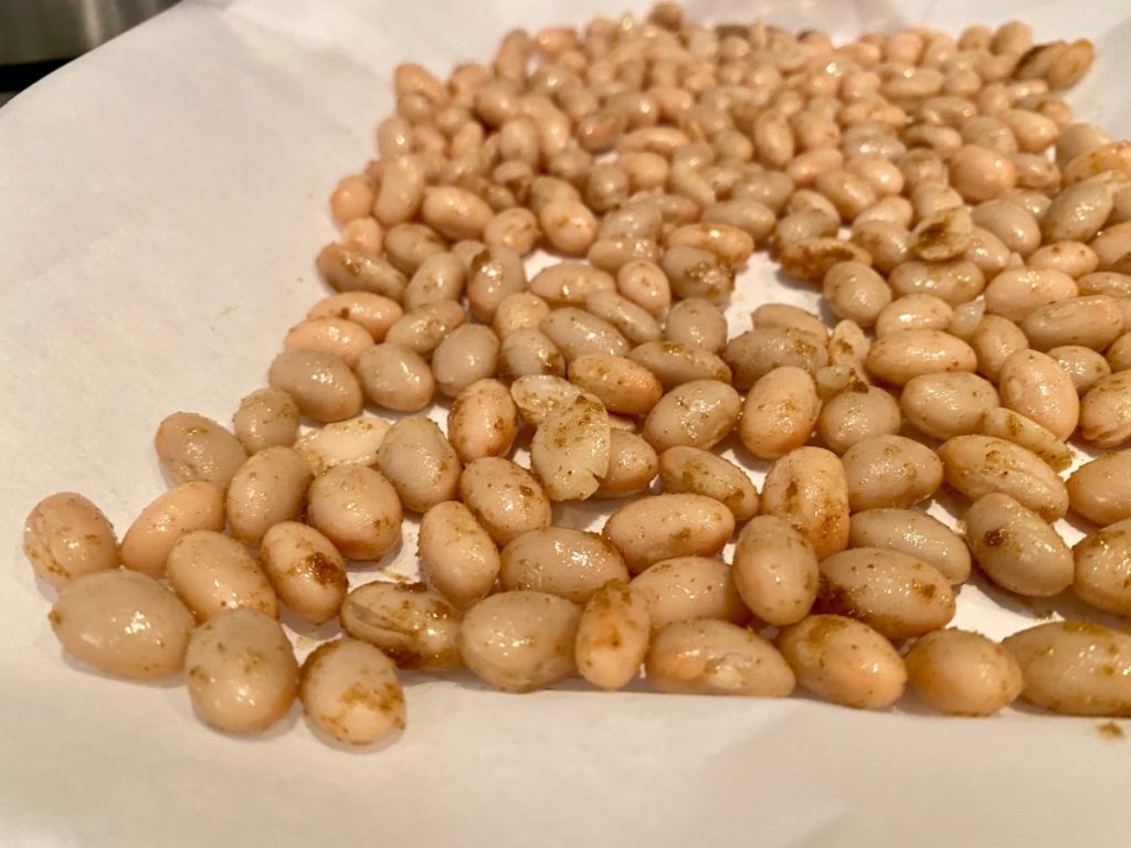 roasted cumin white beans