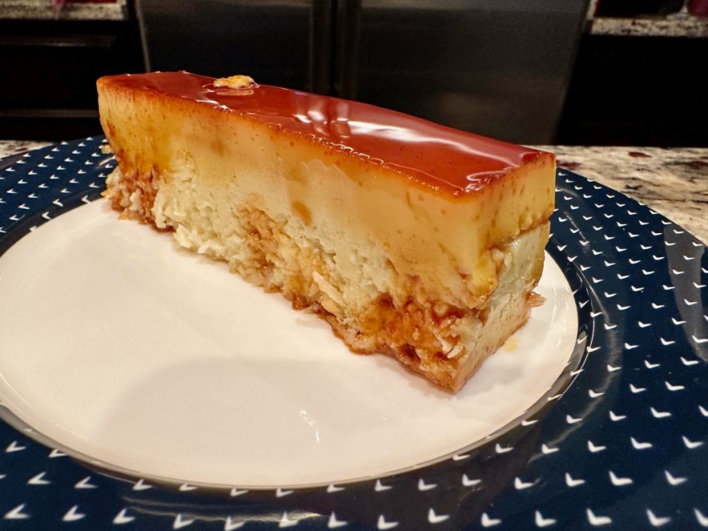 This coconut flan is an easy & delicious make-ahead dessert