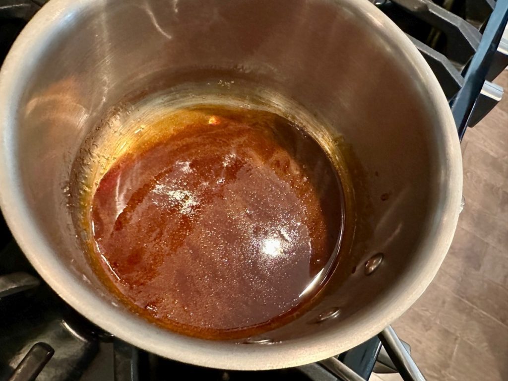 you start the coconut flan with an easy slightly-burnt caramel