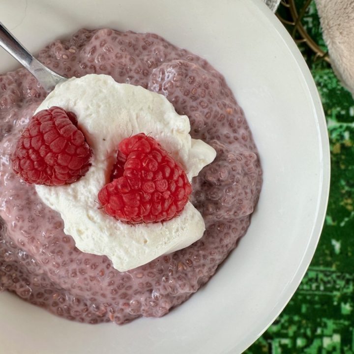 Raspberry Chia Pudding (Dairy-Free)