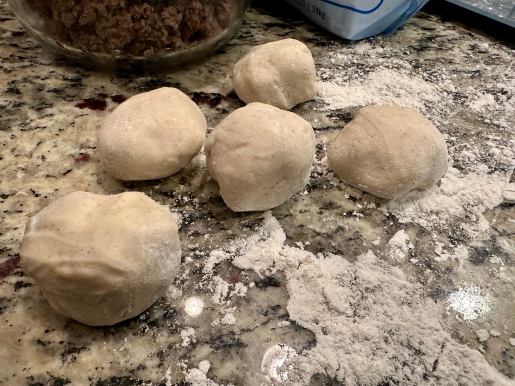 How to make soft gluten-free flour tortillas - dough balls