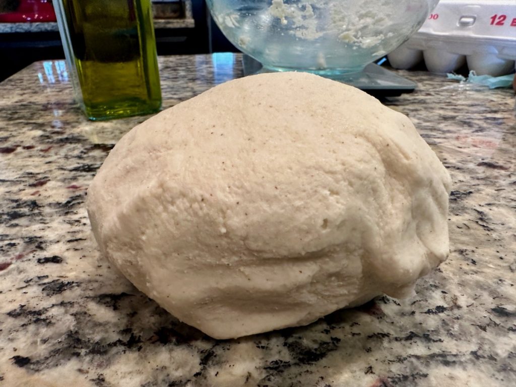 How to make soft gluten-free flour tortillas - ball of dough